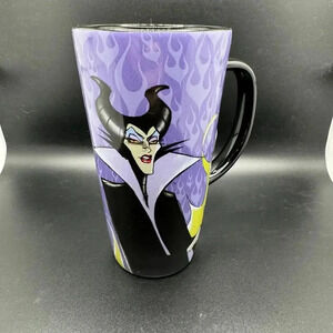 Disney Parks Maleficent Mug Purple and Black